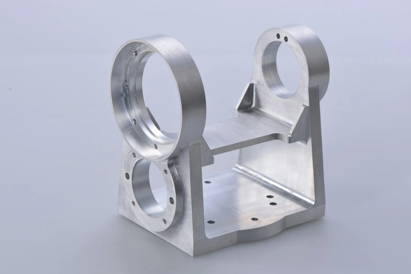 A machined aluminium bracket