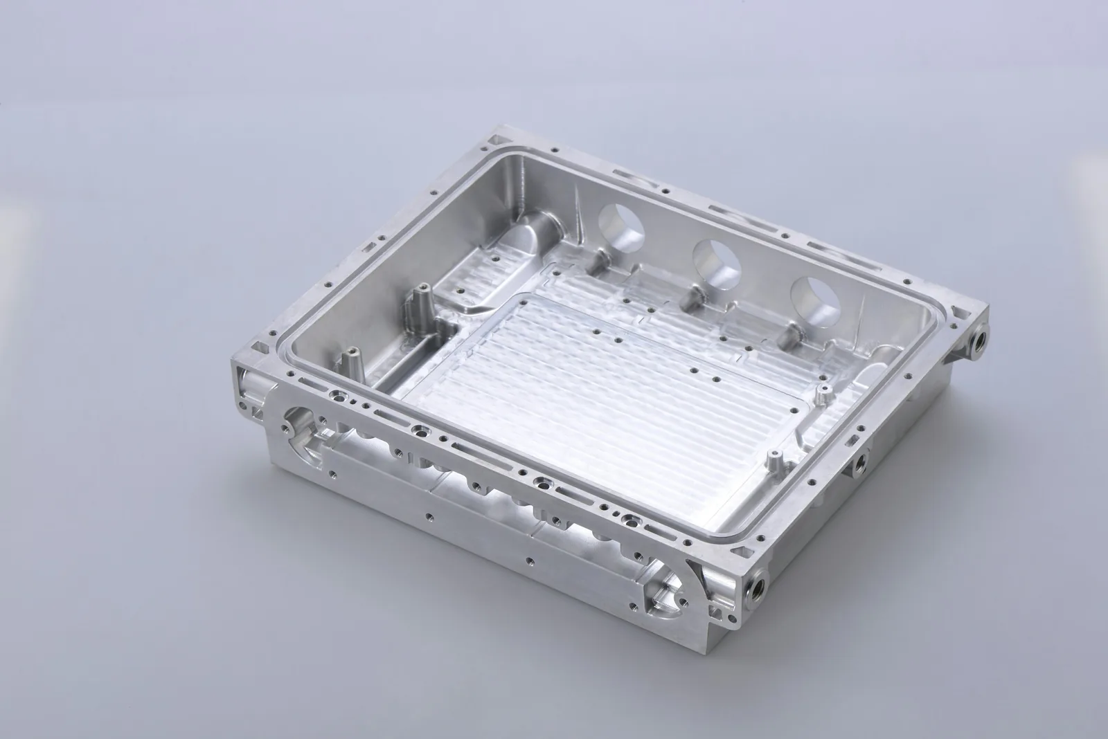 A machined aluminium housing